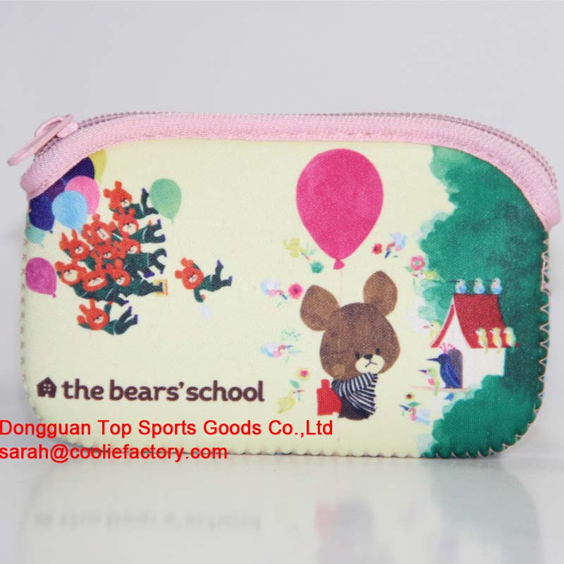 Neoprene Zippered Sleeve Pouch Bags