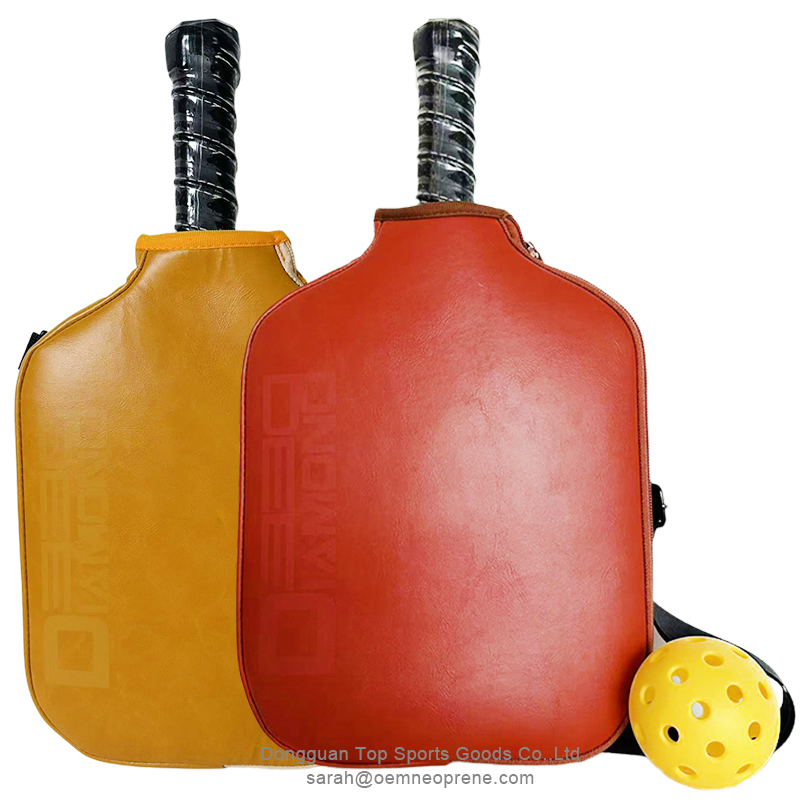 PU Leather Pickleball Racket Cover 