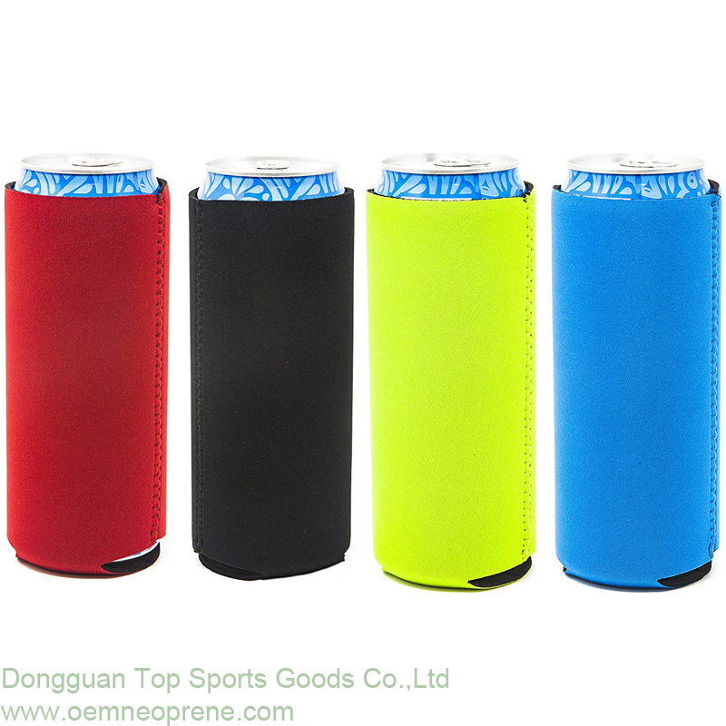 Slim Neoprene Can Cooler -  Insulated Sleeve for 12oz Slim Cans 