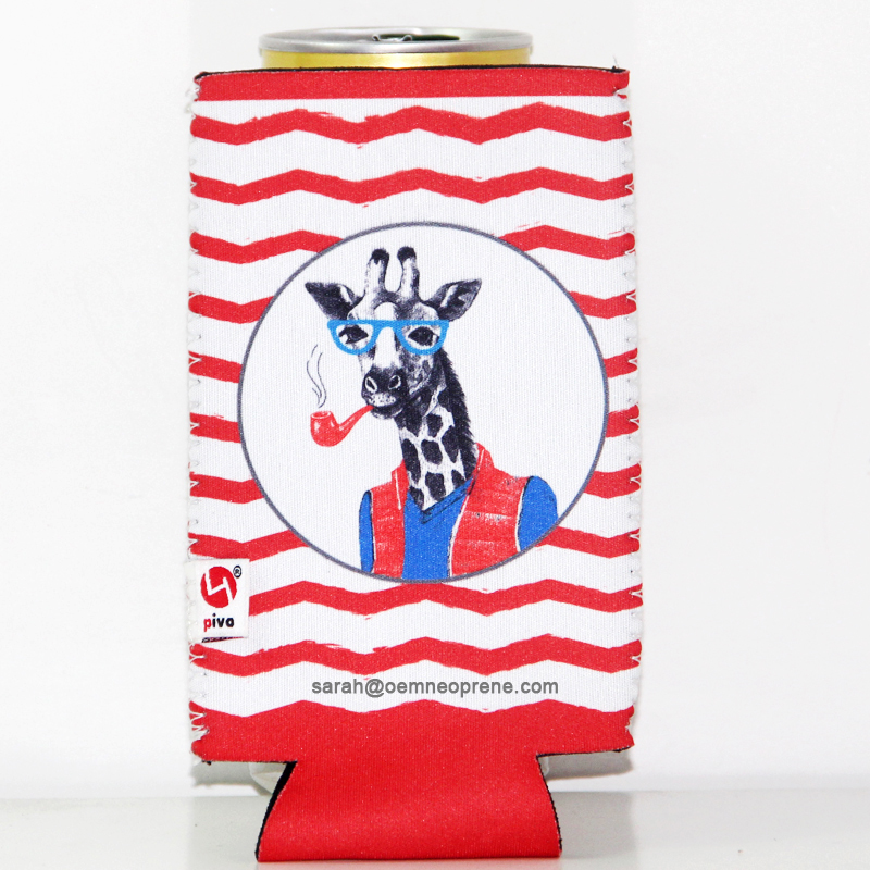 16oz Can Sleeves Neoprene Beer Coolies - Blank Tall Energy Drink Coolers