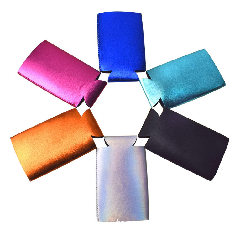 Custom Logo Laser Fabric Bonded Neoprene Cup Sleeves