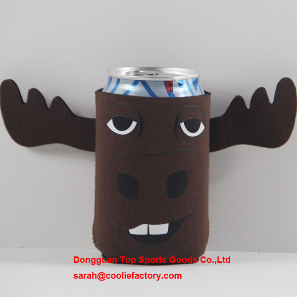 Neoprene Cow Coca Can Coolies Oem neoprene koozies