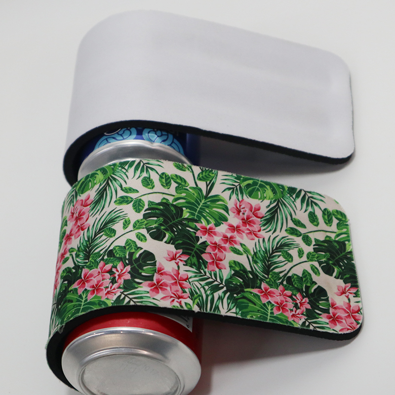 Custom DIY White Slap Can Koozies | Printable & Draw-On Spring Cup Sleeves