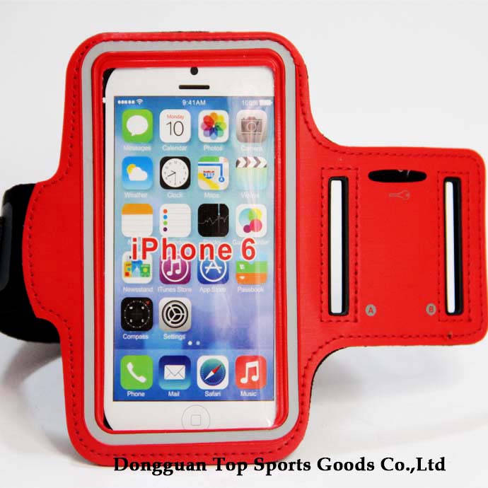 Factory Custom Sport Arm Band - Neoprene, Headphone Hole & Reflective